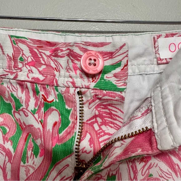 Lilly Pulitzer Pink Colony Flamingo Buttercup Shorts 🦩 - Picture 3 of 6
